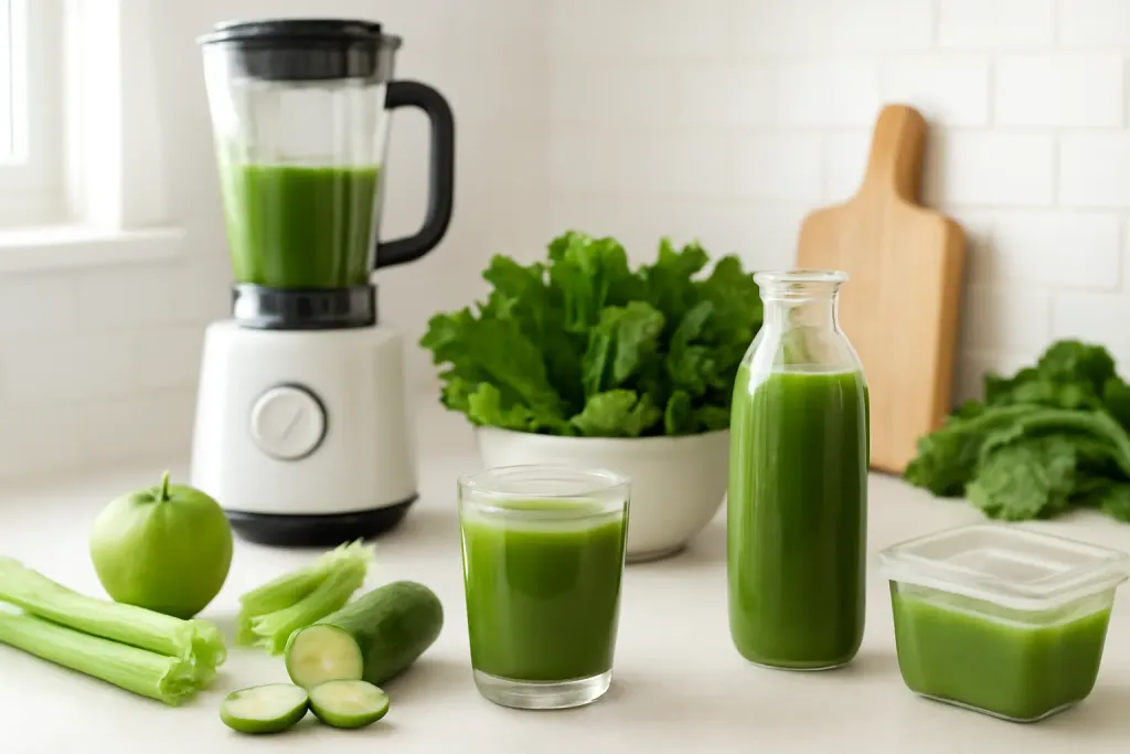 A second photo showing a related step or detail for first week of juicing