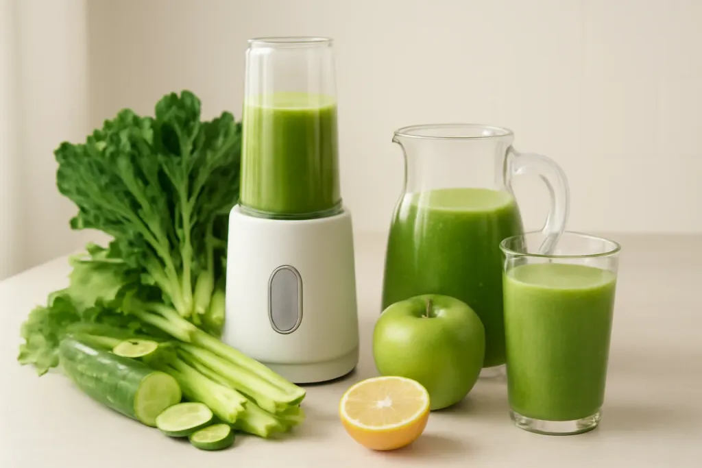 Photo illustrating personal blender for one person