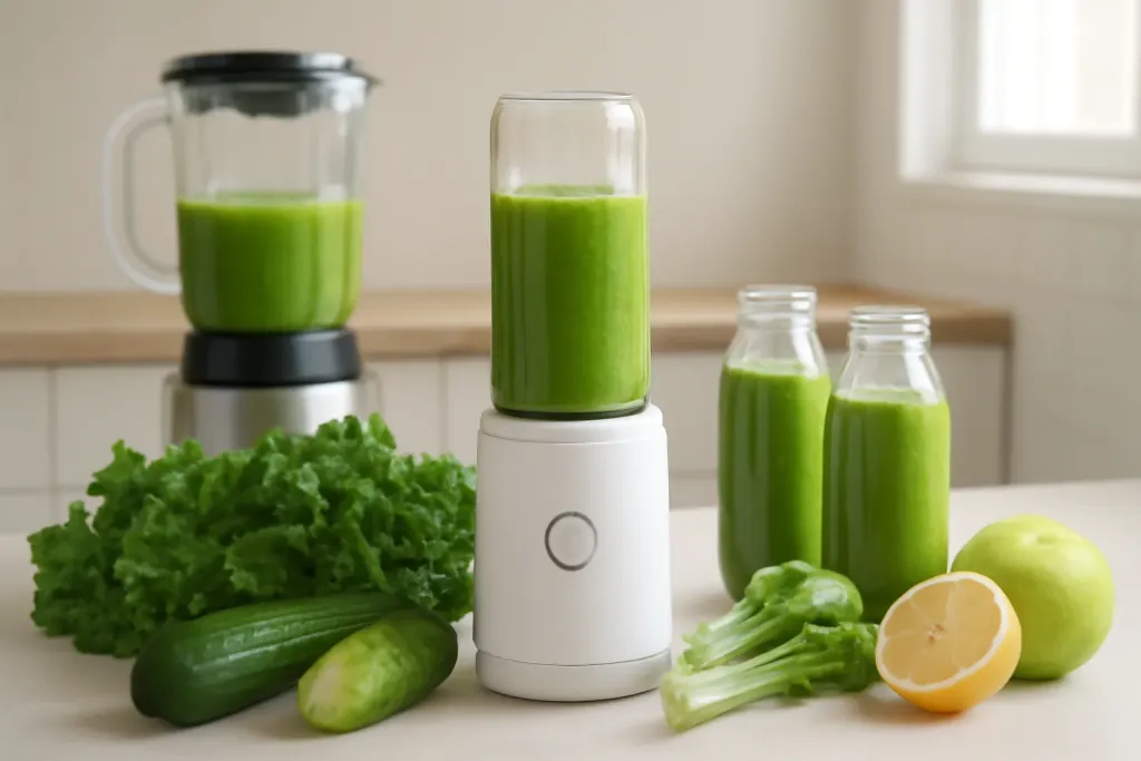 Photo illustrating portable blender battery life