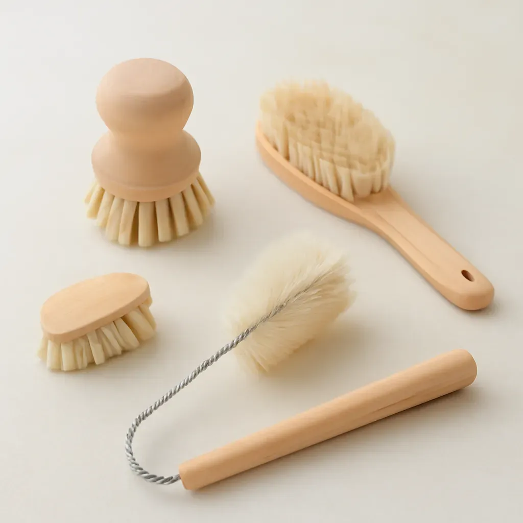 Editorial illustration (not the exact linked listing) of beginner cleaning brush bundle