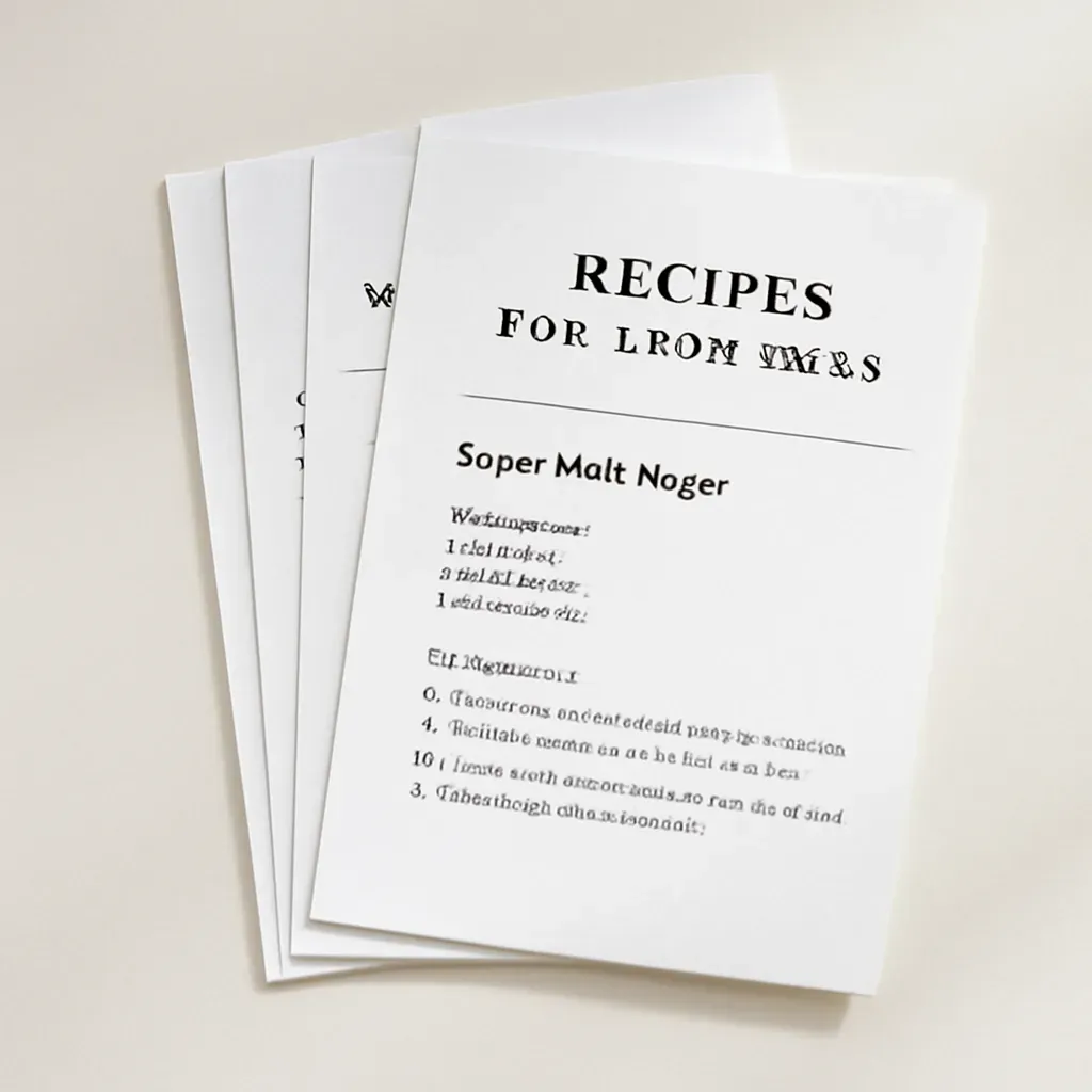 Editorial illustration (not the exact linked listing) of beginner recipe quick-start card set