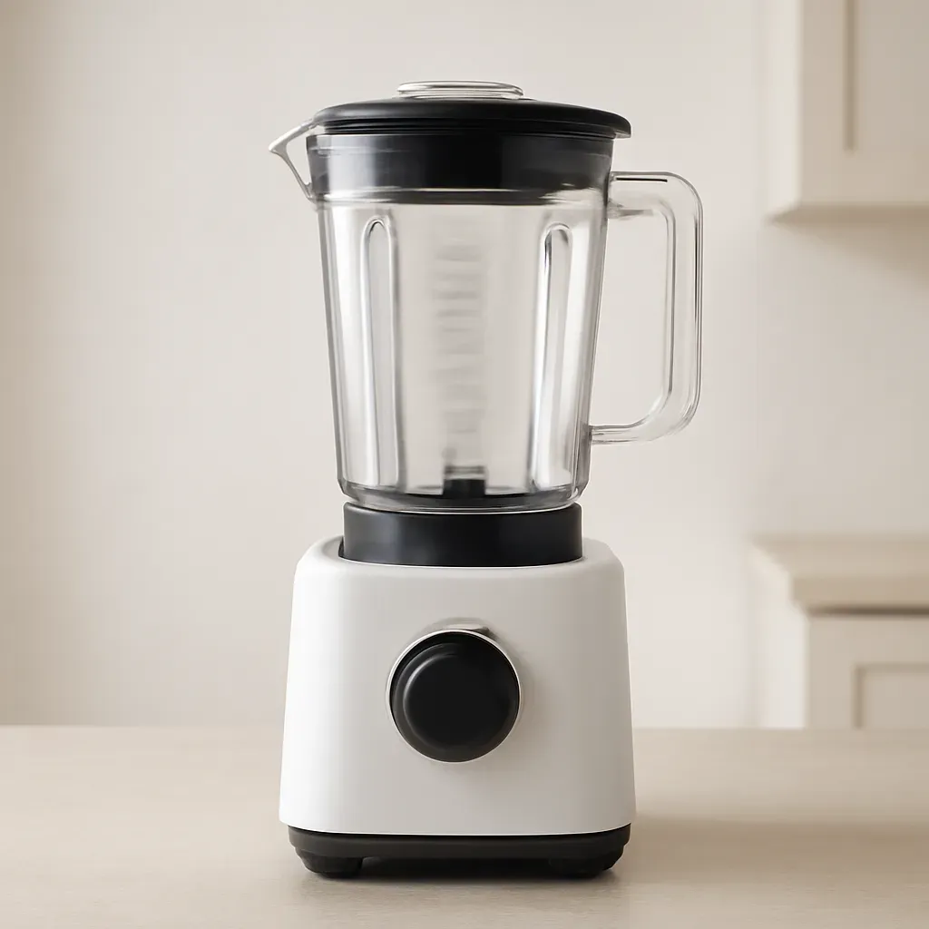 Editorial illustration (not the exact linked listing) of compact high-speed blender