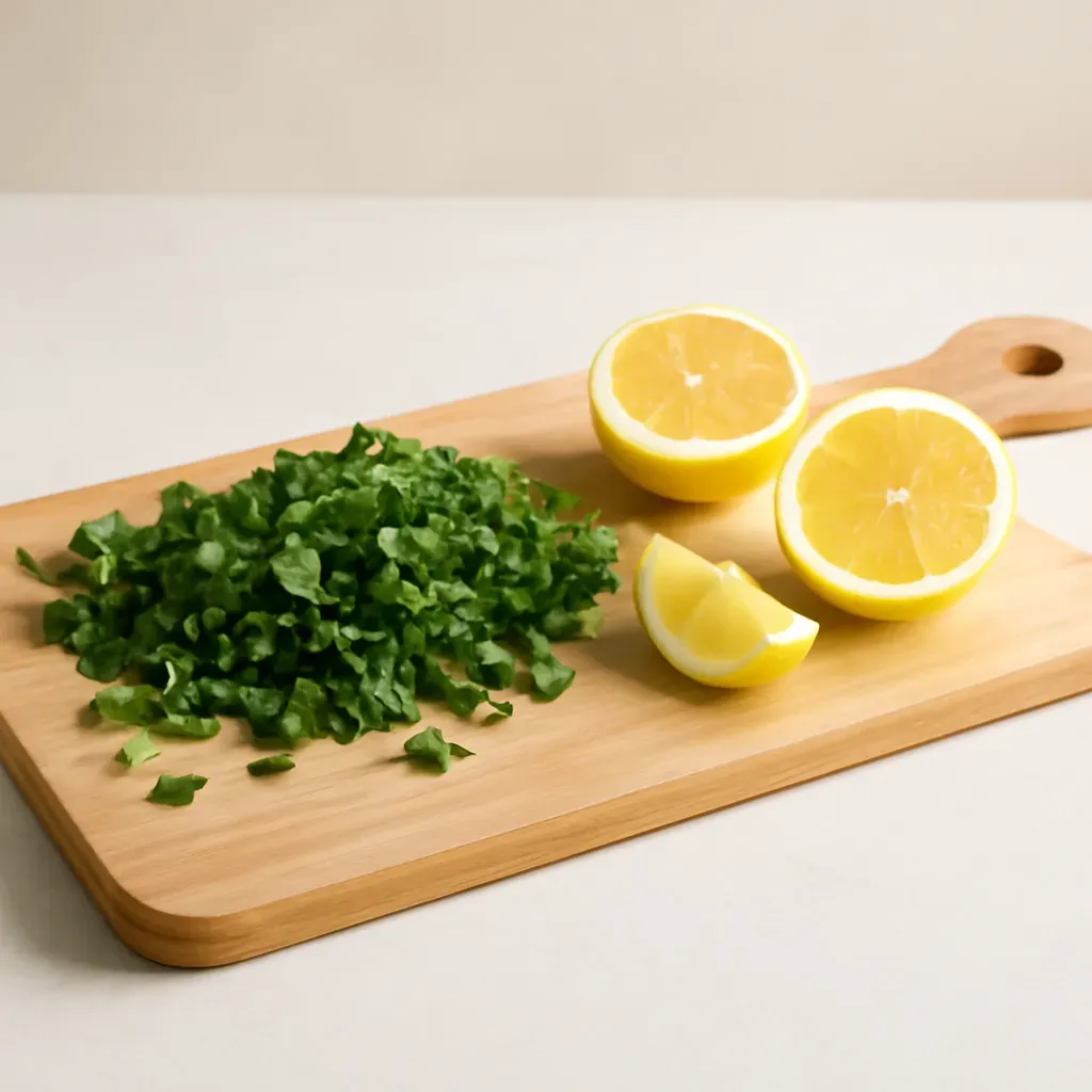 Editorial illustration (not the exact linked listing) of dedicated produce cutting board
