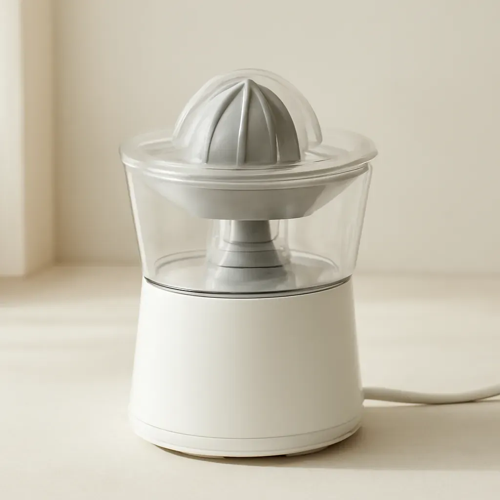 Editorial illustration (not the exact linked listing) of electric citrus reamer