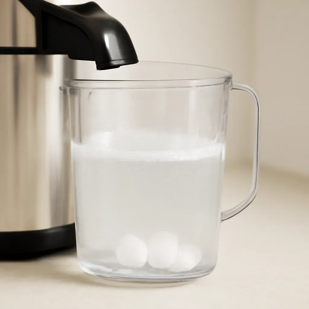 Editorial illustration (not the exact linked listing) of juicer cleaning tablets